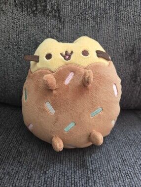 Pusheen Chocolate Dipped Cookie Squisheen 6" Plush GUND